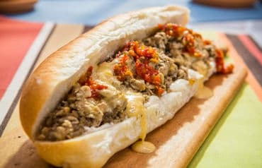 Chicken Cheese Steak Hoagie