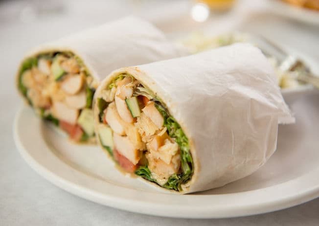 Tuscan Chicken Wrap
